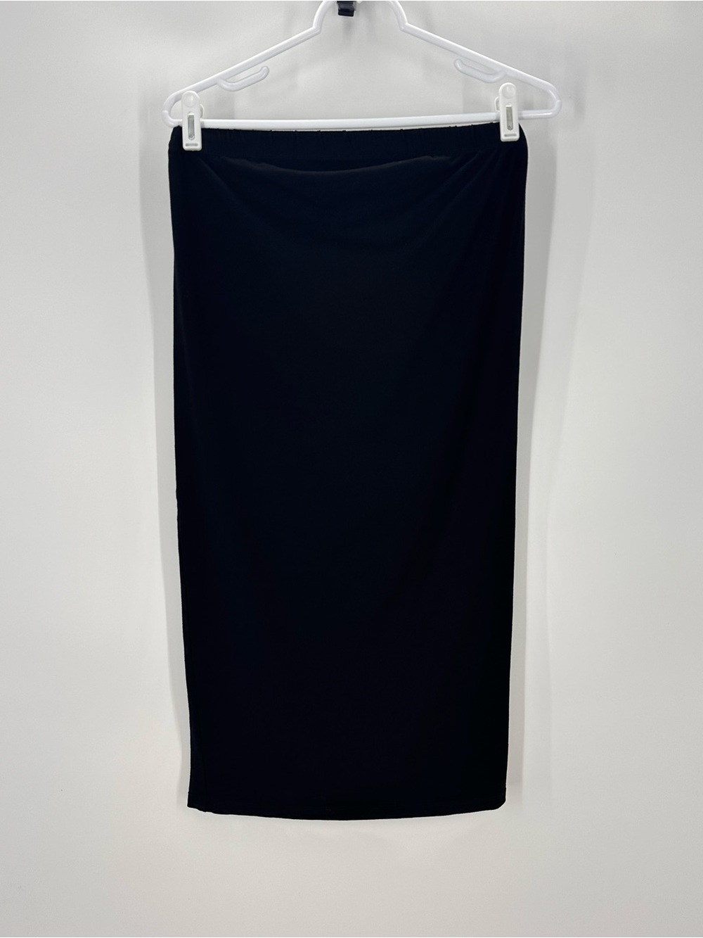 ASOS Design Black Column Midi/Maxi Skirt with Clean Minimalist Silhouette